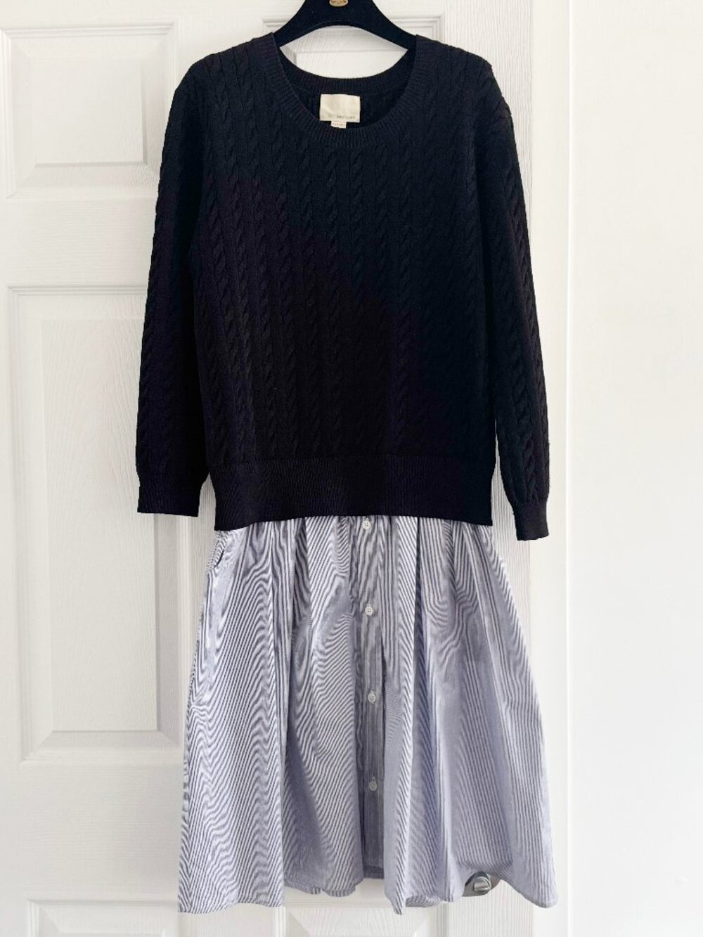 Band of Outsiders Cable Knit Sweater Dress, size "4" (fits like Medium ish)